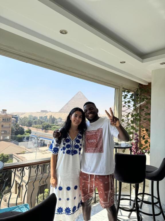 Unique Pyramids Boutique Inn Kafret el-Gabal Exterior foto