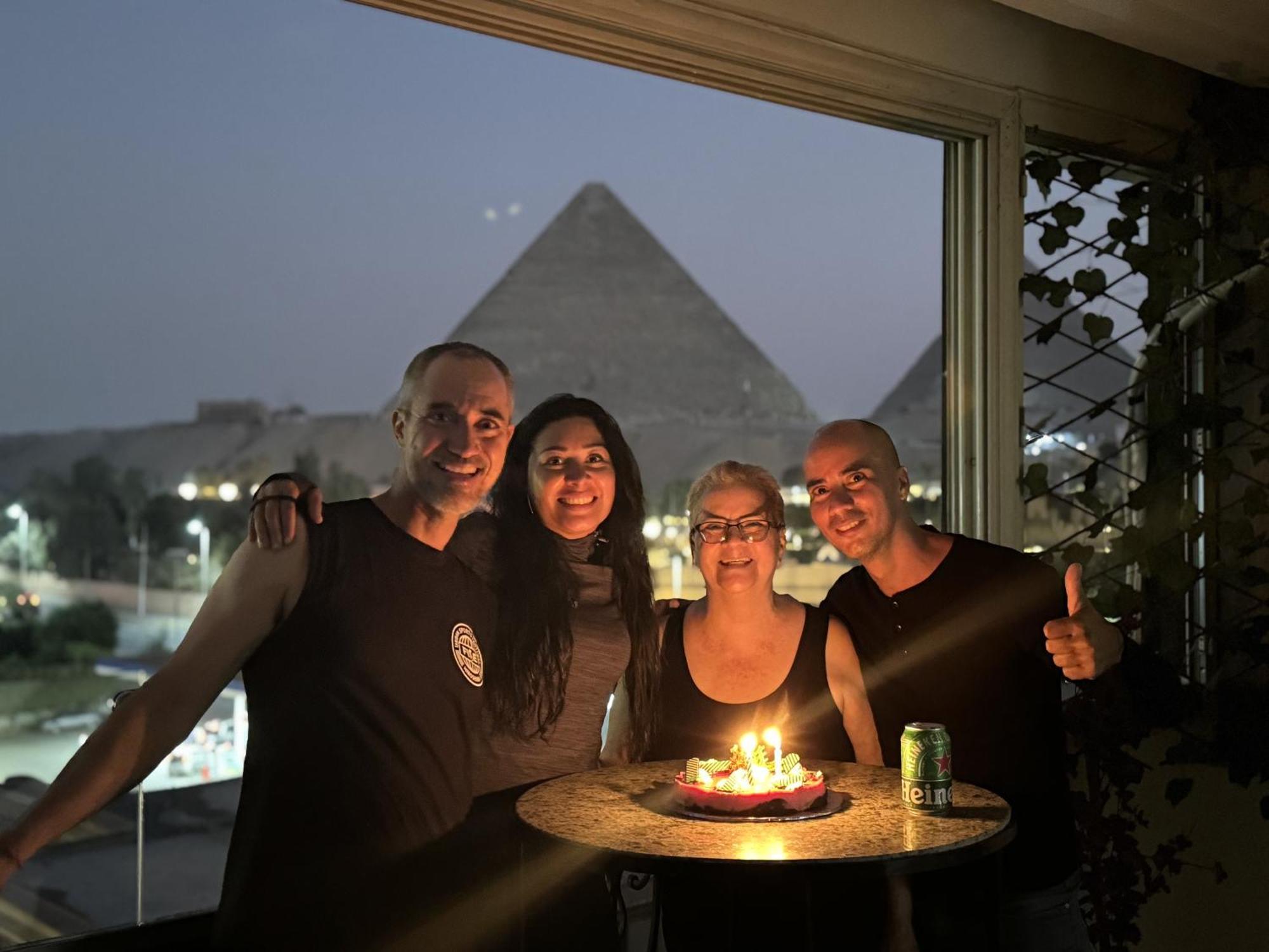 Unique Pyramids Boutique Inn Kafret el-Gabal Exterior foto