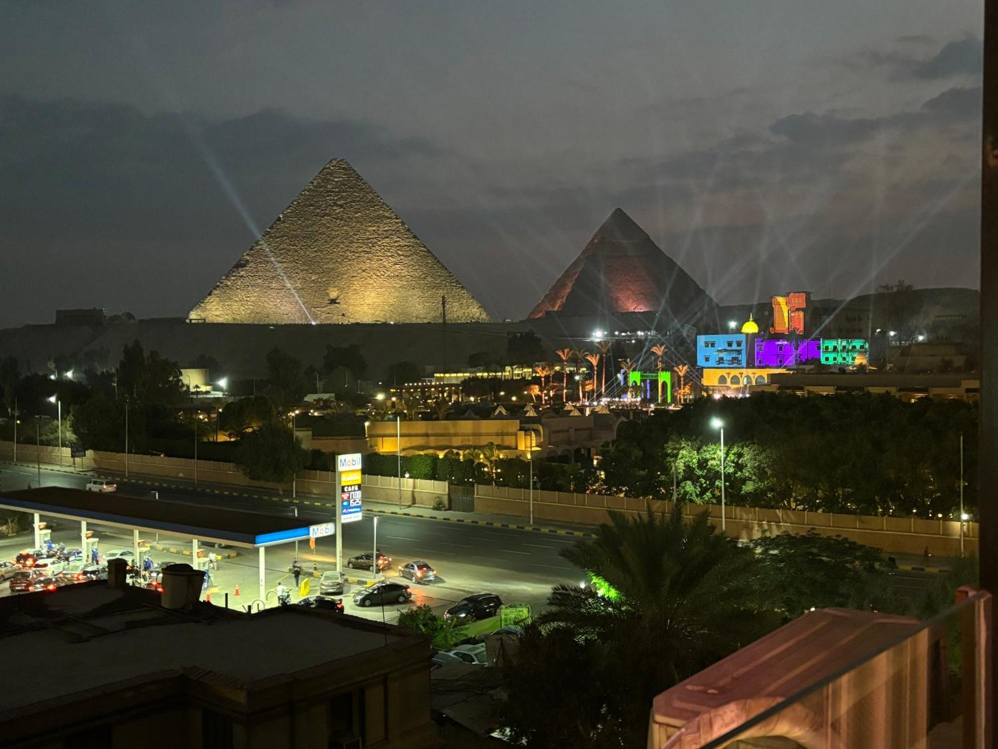 Unique Pyramids Boutique Inn Kafret el-Gabal Exterior foto